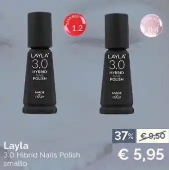 Acqua & Sapone Layla 3.0 Hibrid Nails Polish smalto offerta