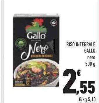 Conad RISO INTEGRALE GALLO 500 g offerta