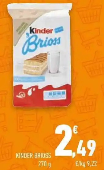 Conad KINDER BRIOSS 270 g offerta