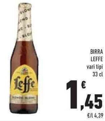 BIRRA LEFFE vari tipi 33 cl