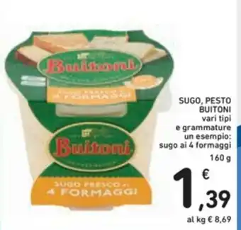 Spazio Conad Buitoni Sugo, Pesto 160g offerta
