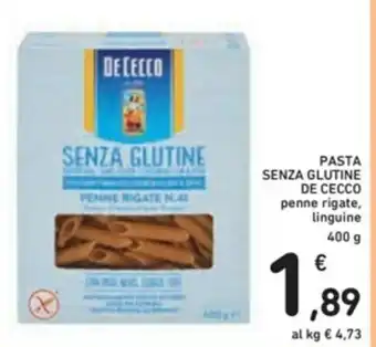 Spazio Conad De Cecco Senza Glutine Pasta 400g offerta