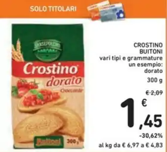 Spazio Conad Buitoni Crostino 300g offerta