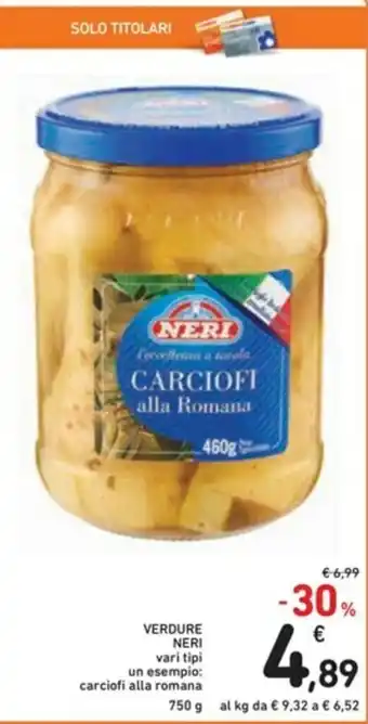 Neri Verdure 750g