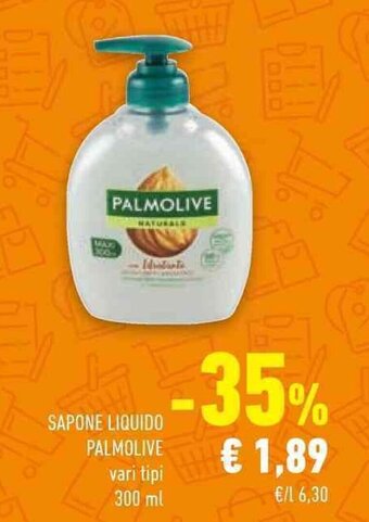Conad SAPONE LIQUIDO PALMOLIVE vari tipi 300 ml offerta