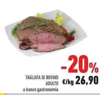 Conad TAGLIATA DI BOVINO ADULTO offerta