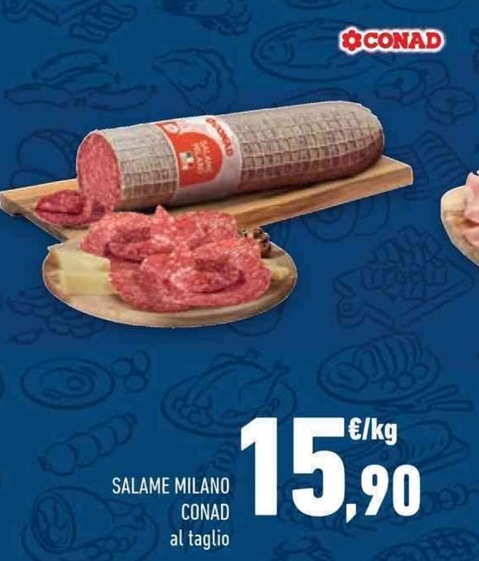 Conad SALAME MILANO CONAD al taglio offerta