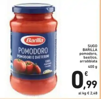 Spazio Conad Barilla Sugo 400g offerta
