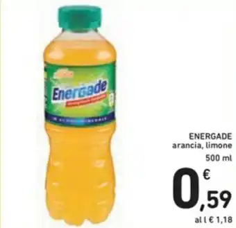 Spazio Conad Energade arancia, limone 500ml offerta