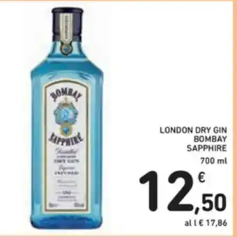 Spazio Conad Bombay Sapphire London Dry Gin 700cl offerta