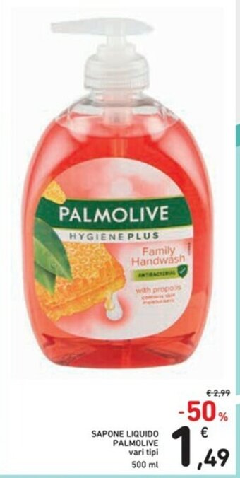 Spazio Conad Palmolive Sapone Liquido 500ml offerta
