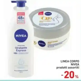 Spazio Conad -20% Linea Corpo Nivea offerta