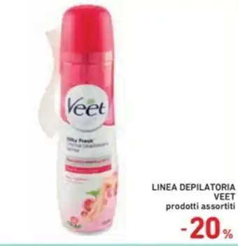 Spazio Conad -20% Linea Veet Depilatoria offerta