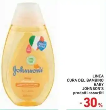 Spazio Conad -30% Linea Johnson's Baby Cura del Bambino offerta