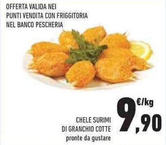 Conad CHELE SURIMI DI GRANCHIO COTTE offerta