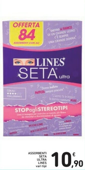 Spazio Conad Lines Seta Ultra Assorbenti offerta