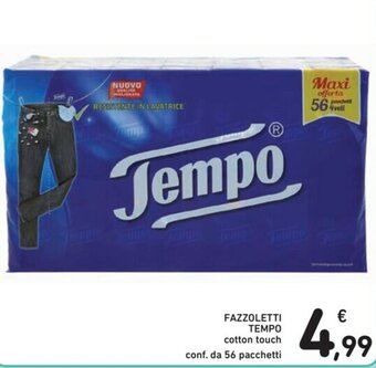 Spazio Conad Tempo Fazzoletti 56 pacchetti offerta