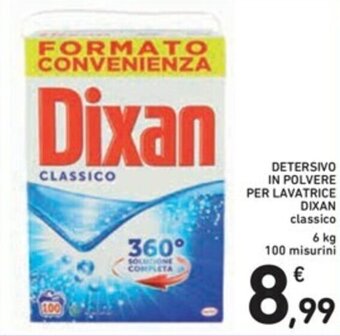 Dixan Detersivo in Polvere per Lavatrice 6kg
