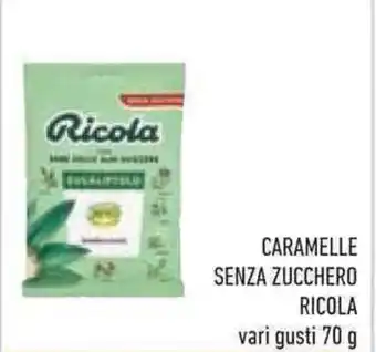 Conad CARAMELLE SENZA ZUCCHERO RICOLA vari gusti 70 g offerta