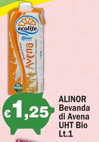 ALINOR Bevanda di Avena UHT Bio Lt.1