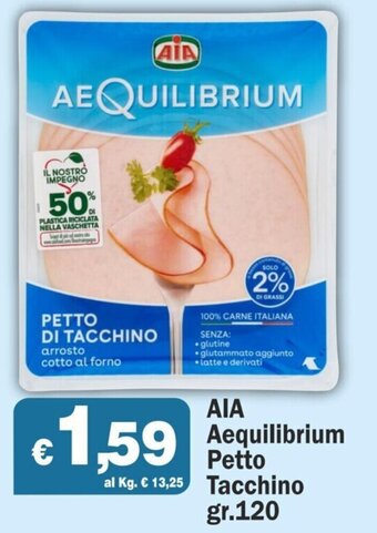 AIA Aequilibrium Petto Tacchino gr.120