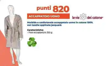 BigMat le vie del cotone ACCAPPATOIO UOMO offerta