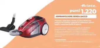 Ariete ASPIRAPOLVERE SENZA SACCO