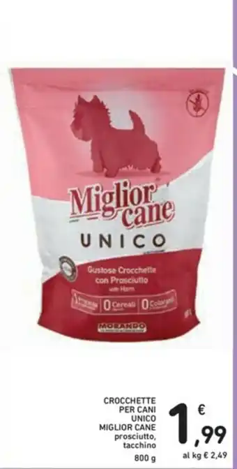 Spazio Conad Miglior Cane Unico Crocchette per Cani 800g offerta