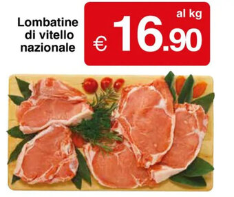 Sì con te Lombatine di vitello nazionale offerta