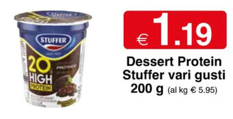 Dessert Protein Stuffer vari gusti 200 g