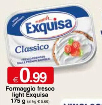 Formaggio fresco light Exquisa 175 g