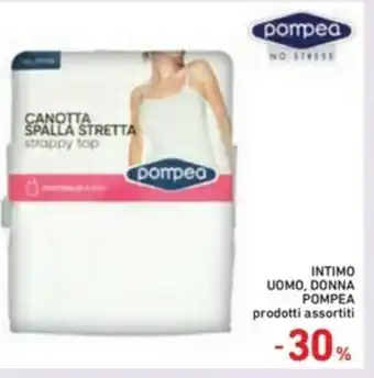 Spazio Conad -30% Pompea Intimo Uomo, Donna offerta