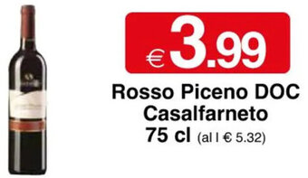 Rosso Piceno DOC Casalfarneto 75 cl