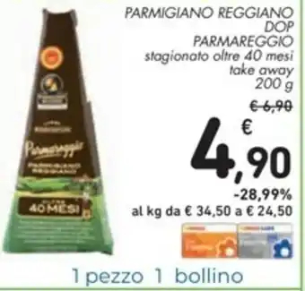 Spazio Conad Parmareggio Parmigiano Reggiano Dop 200g offerta
