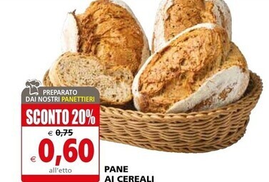 Il Gigante Pane ai cereali offerta