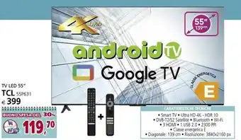 Tcl tv led 55 55p631