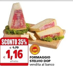 Il Gigante Formaggio stelvio dop offerta
