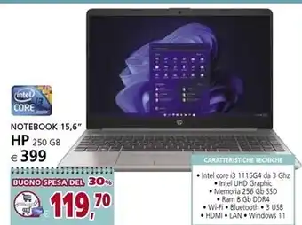 Il Gigante Hp notebook 15,6 offerta