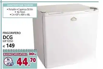 Dcg eltronic frigorifero mf1050