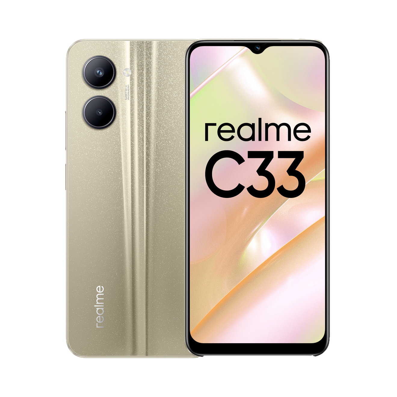 Il Gigante Realme c33 16,5 cm (6.5) doppia sim android 12 4g micro-usb 4 gb 128 gb 5000 mah oro offerta