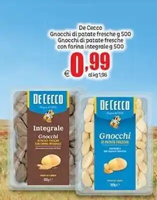 Elite De cecco gnocchi di patate fresche/integrale offerta