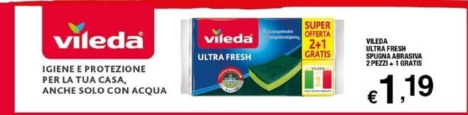 Sigma Vileda igiene e protezione per la tua casa offerta
