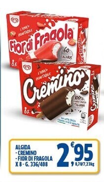 Sigma Algida cremino offerta