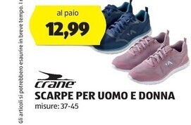ALDI Crane scarpe per uomo e donna offerta