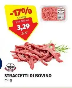 ALDI Il podere straccetti di bovino offerta