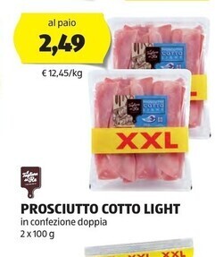 ALDI Il tagliere del re prosciutto cotto light offerta