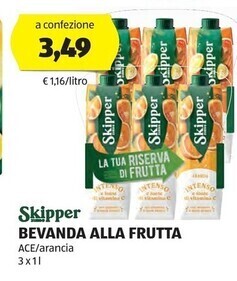 ALDI Skipper bevanda alla frutta offerta