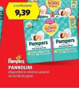 ALDI Pampers pannolini offerta