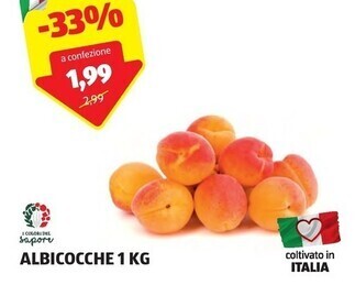 ALDI I colori del sapore albicocche 1 kg offerta