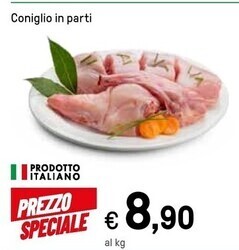 Coniglio in parti